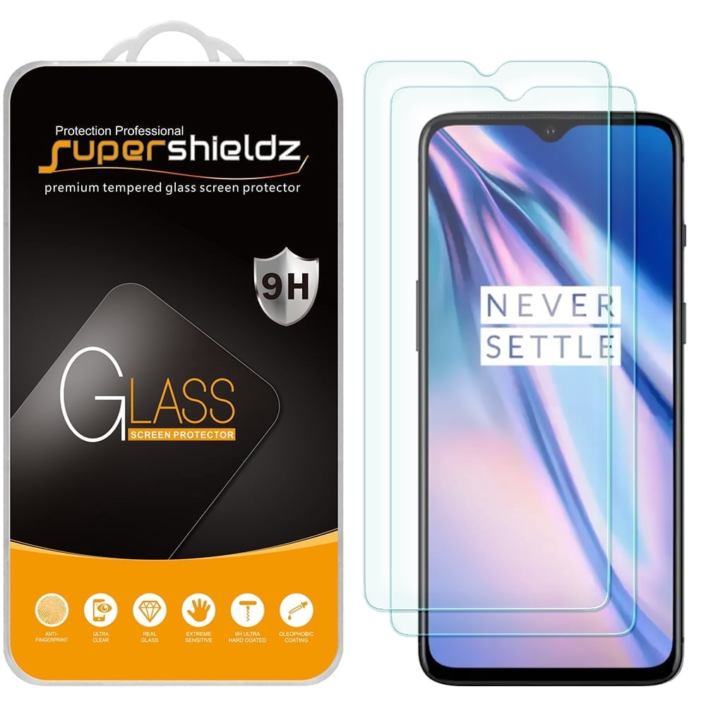 [2-Pack] Supershieldz for OnePlus 7T Tempered Glass Screen Protector ...