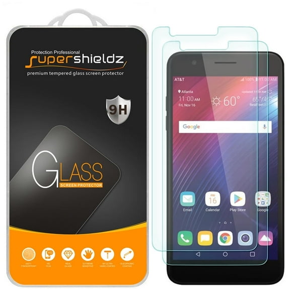 [2-Pack] Supershieldz for Phoenix Plus Tempered Glass Screen Protector, Anti-Scratch, Anti-Fingerprint, Bubble Free