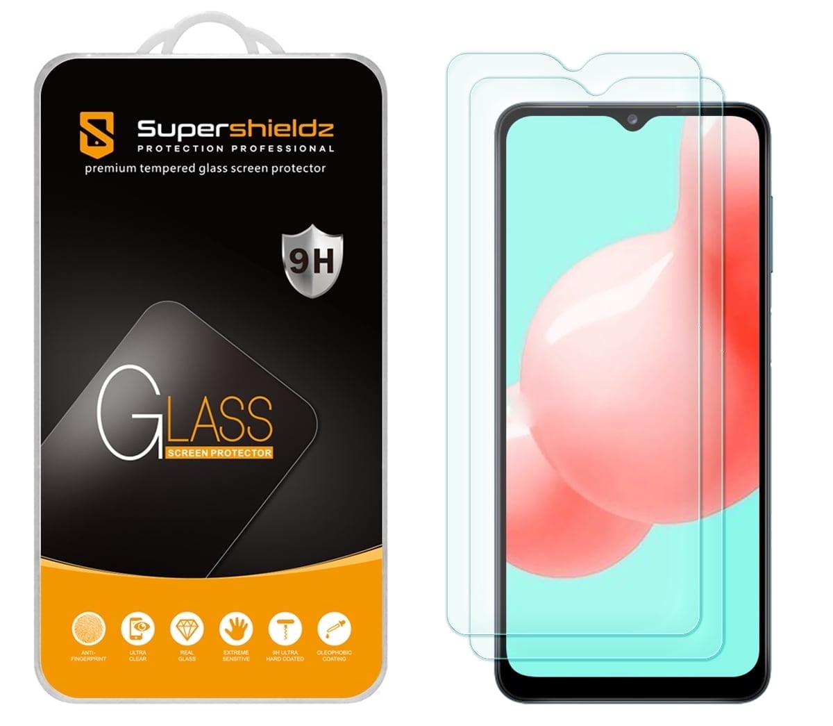 FLLAO Opaca Cover Copatibile con Sasung Galaxy S24 FE 5G con 2 Vetro Teperato, [Della