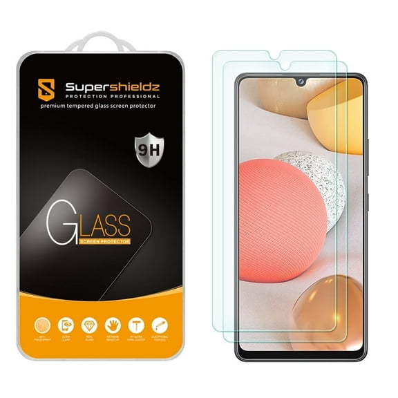 (2 Pack) Supershieldz Designed for Samsung Galaxy A42 5G Tempered Glass Screen Protector, Anti-Scratch, Anti-Fingerprint, Bubble Free