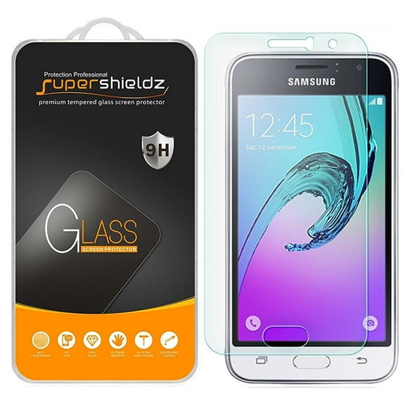[2-Pack] Supershieldz for Samsung Galaxy Amp 2 Tempered Glass Screen Protector, Anti-Scratch, Anti-Fingerprint, Bubble Free
