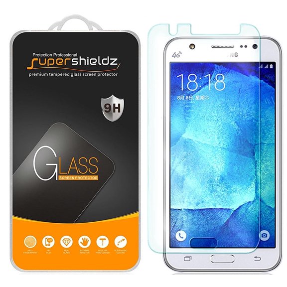 [2-Pack] Supershieldz for Samsung Galaxy J5 Tempered Glass Screen Protector, Anti-Scratch, Anti-Fingerprint, Bubble Free
