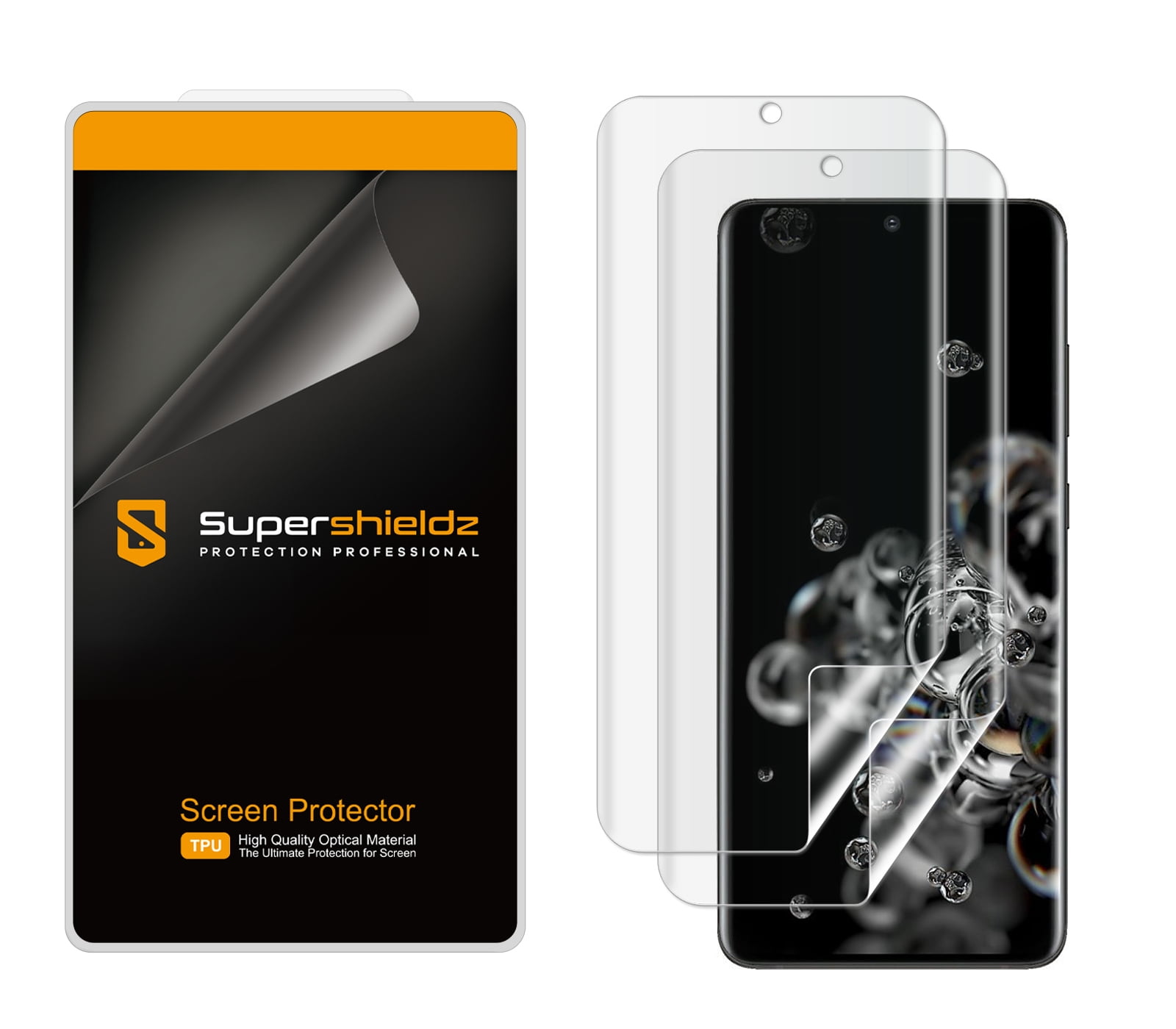  Supershieldz (2 Pack) Designed for Samsung (Galaxy S22 Ultra  5G) Screen Protector, High Definition Clear Shield (TPU) : Cell Phones &  Accessories