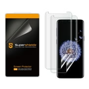 (2 Pack) Supershieldz Designed for Samsung Galaxy S9 Screen Protector, [Full Screen Coverage] Anti-Bubble High Definition (HD) Clear Shield