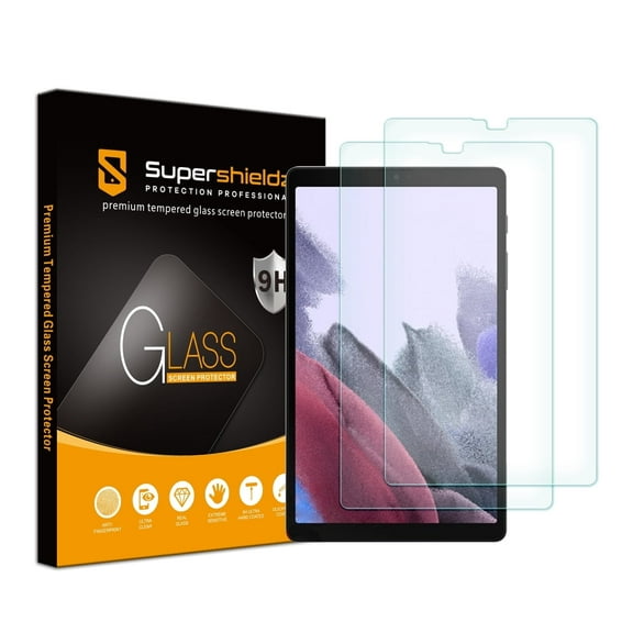 [2-Pack] Supershieldz for Samsung Galaxy Tab A7 Lite (8.7 inch) Tempered Glass Screen Protector, Anti-Scratch, Anti-Fingerprint, Bubble Free