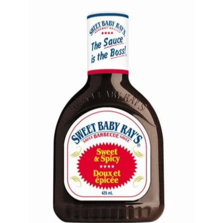 ( 2 Pack ) Sweet Baby Ray's N Spicy Barbecue Sauce - 18oz