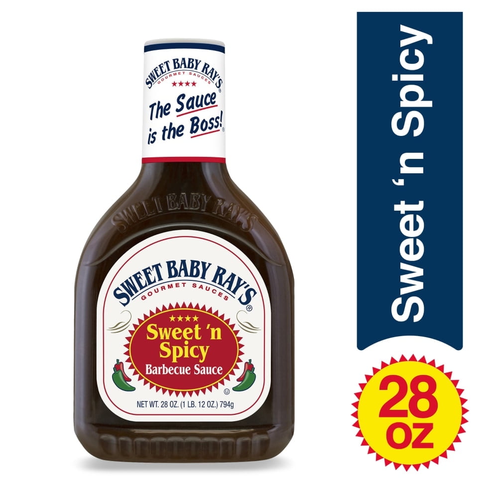 ( 2 Pack ) Sweet Baby Ray's Sweet'n Spicy Barbecue Sauce - 28oz