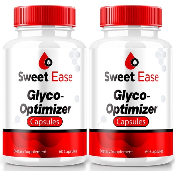 (2 Pack) Sweet Ease Glyco Optimizer Capsules, SweetEase Banyan Glyco Support, Glucogen Pills, Advanced Blood Tablet, All Natural Formula to Maintain Healthy Levels, Capsulas Reviews (120 Capsules)