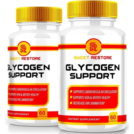 (2 Pack) Sweet Restore Joint Support Supplement, Official Glycogen Support Capsules, All-Natural SweetRestore Joint Relief Formula, Blood Vessel Cleaner Reviews (120 Capsules)