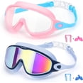 thumbnail image 1 of 2 Pack  Swimming Goggles, Anti-fog Swim Goggles for  Girls Boys 3-15, 1 of 6