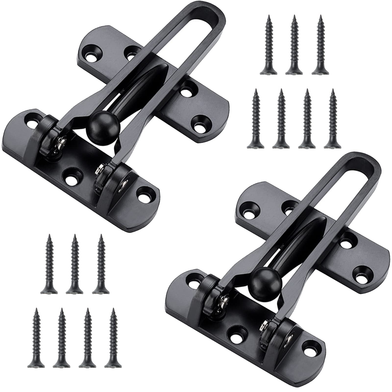 Chain Locks Gasea 2 Packs Front Door Swing Bar Door Restrictors