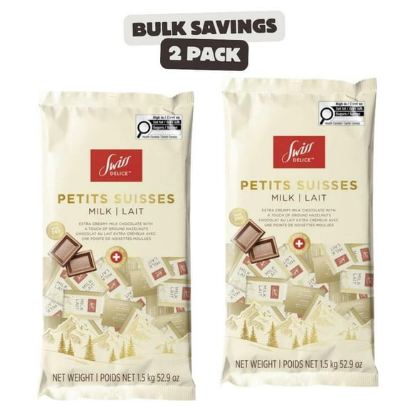 2 Pack Swiss Delice Petits Suisses Extra Creamy Milk Chocolate