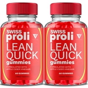 2 Pack Swiss Proli Lean Quick Keto Gummy, SwissProli Advanced Keto ACV Formula 120 Gummies
