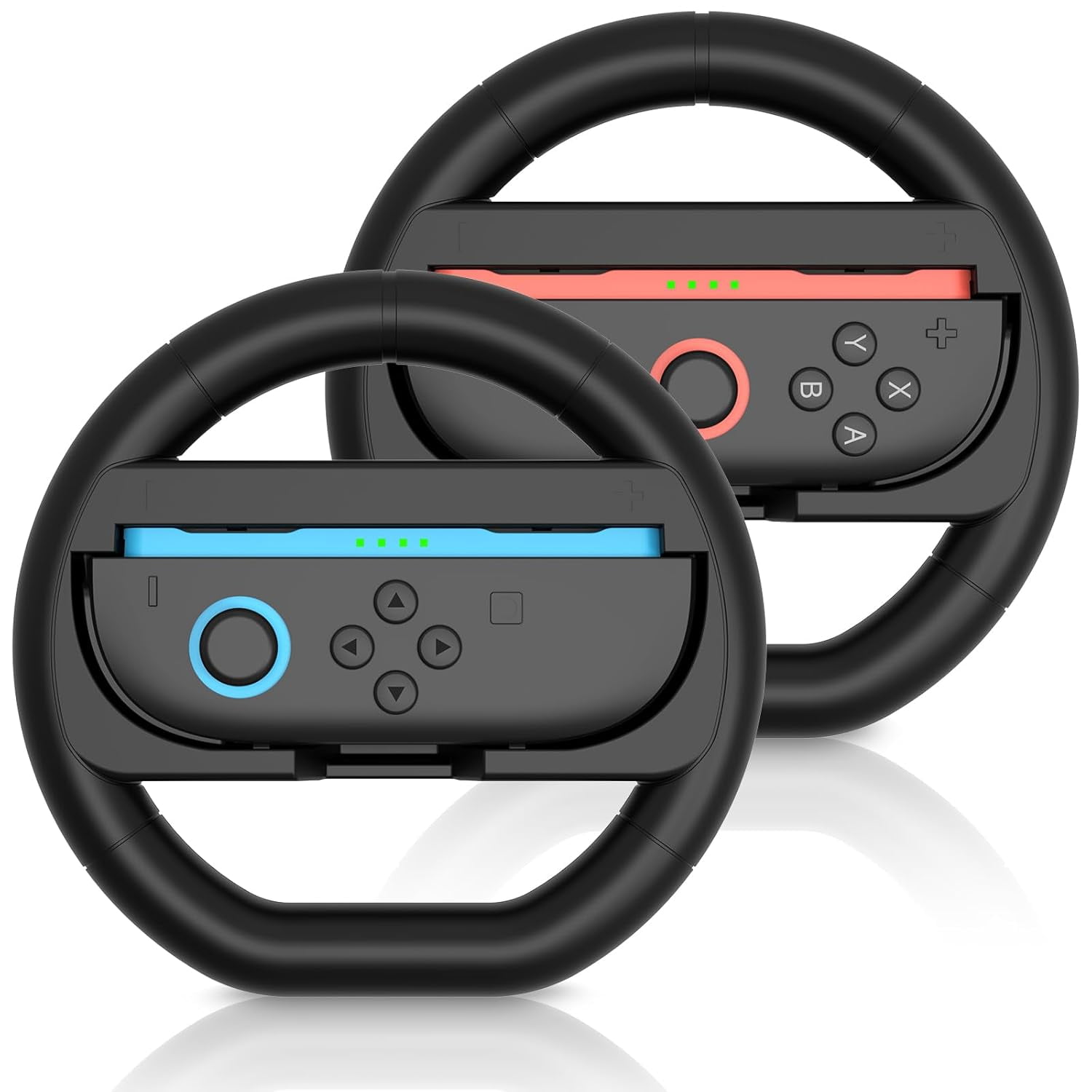 2 Pack Switch Steering Wheel for Switch 2 Joy-Cons (2025), Racing Wheel ...