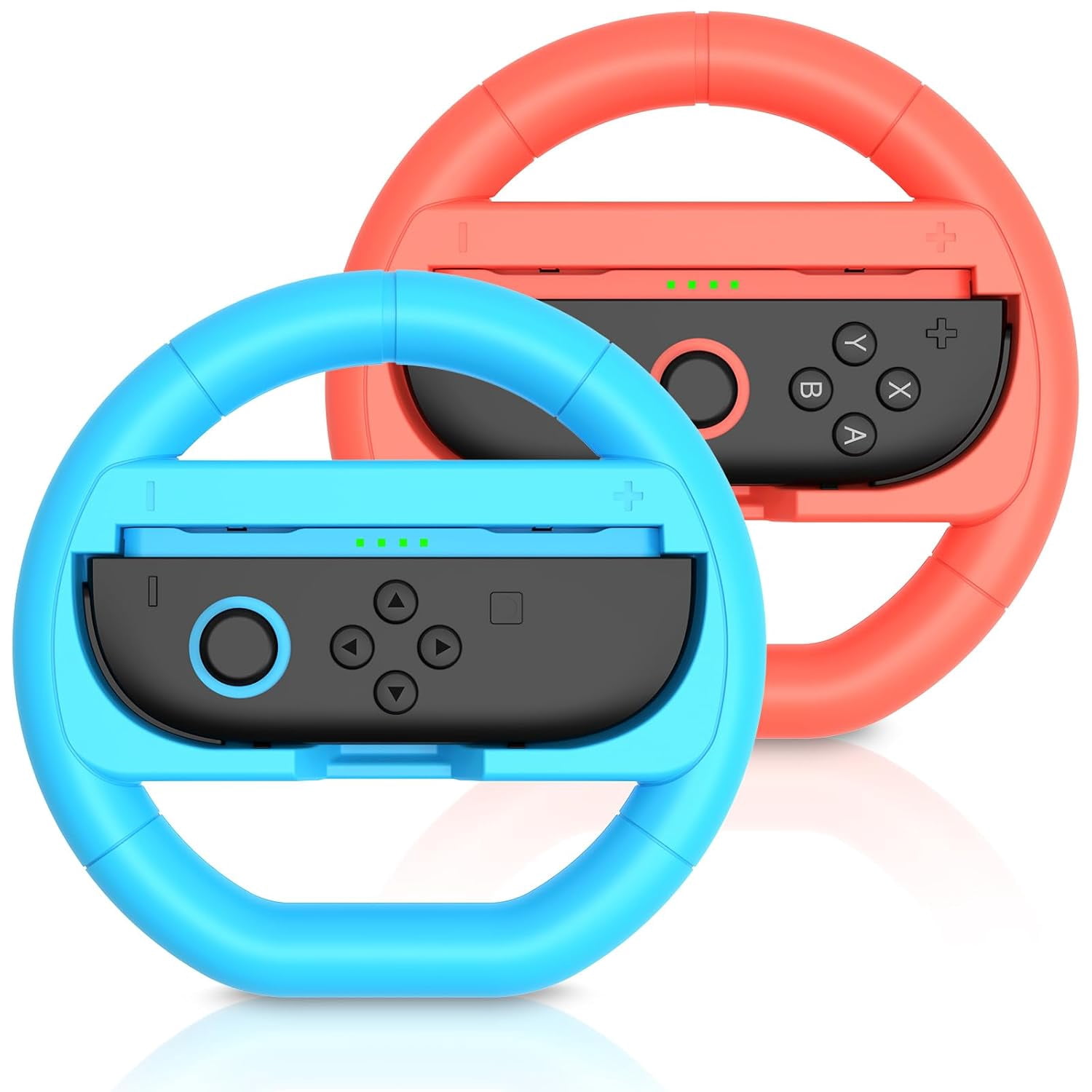 2 Pack Switch Steering Wheel for Switch 2 Joy-Cons (2025), Racing Wheel ...