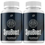 2 Pack SynaBoost Brain Supplement Capsules   All-Natural Maximum Strength Formula for Enhanced Memory and Focus pills, Syna Boost Support and Reviews 120 Capsules