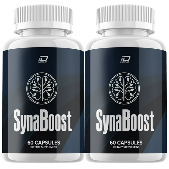 (2 Pack) SynaBoost Brain Supplement Capsules All-Natural Maximum Strength Formula for Enhanced Memory and Focus pills, Syna Boost Support and Reviews (120 Capsules)