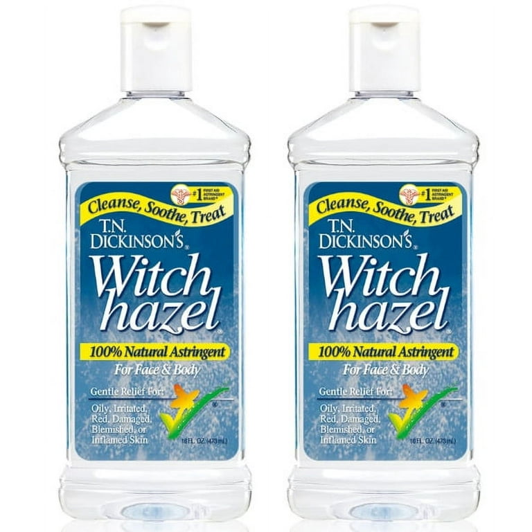 2 Pack)T.N. Dickinson's Witch Hazel 100% Natural Astringent By