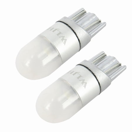2 Pack T10 LED Bulbs 194 168 2825 W5W White, 3030 SMD Wedge Light Bulbs for Car Interior Dome Map Reading License Plate Trunk Lights, 12V