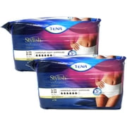 2 Pack - TENA Super Plus Heavy Absorbency Incontinence Underwear for Women, Small/Medium, 18 Count