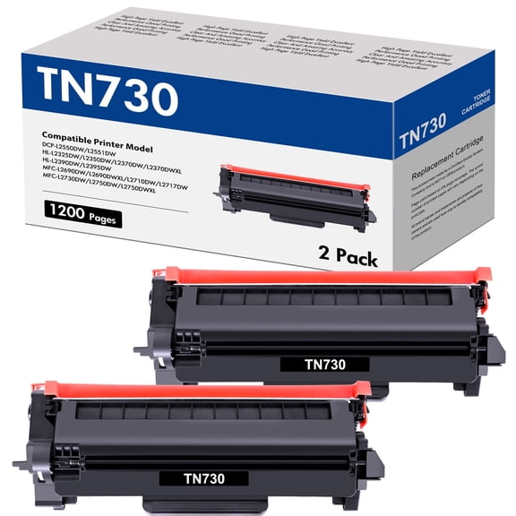 Brother TN 730 Black Toner Cartridges