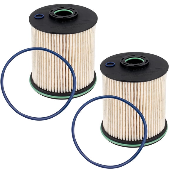 2 Pack TP1015 Fuel Filter Compatible with 2017-2024 Chevy Cruze, Silverado, GMC, Sierra 6.6L & 3.0L Duramax Fuel Filter