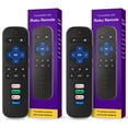 2 Pack TV Remote ControlPreSet App ShortcutsReplacement Remote