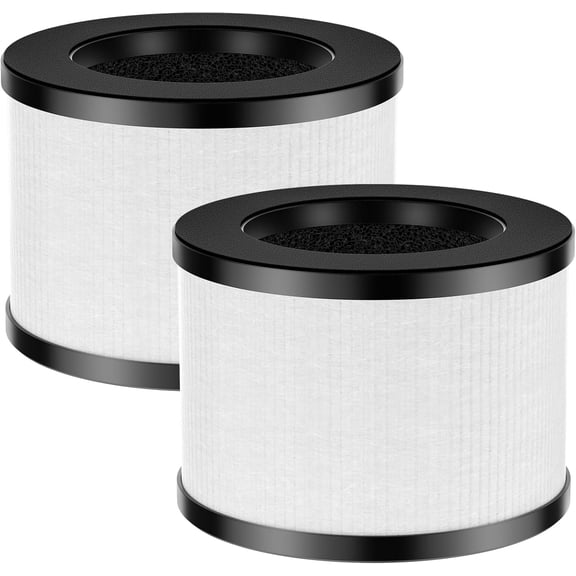 2 Pack TZ-K1 Replacement Filter Compatible with ToLife TZ-K1 Air Puri-fier, MK01 MK06, FreAire KN6391 Air Purifiers and DH-JH12 Air Purifier, 3-in-1 HEPA High-Efficiency Activated Carbon Filter