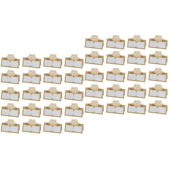 FOLOYORI Wedding Place Name Card Pastoral Style Modern Touch Decor 100Pcs