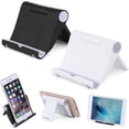 thumbnail image 1 of 【2 Pack】Tablet Stand Universal Smartphones for Holder Tablets(6-11"), e-Reader, Compatible Phone XS/XR/8/8 Plus/7/7 Plus, Galaxy S8/S7/Note 8, Air, Mini, Pixel, 1 of 12