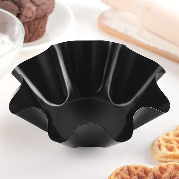 "2-Pack Taco Shell Maker, 8.5" Nonstick Carbon Steel Pans - Perfect for Tostadas, Salads & Baking"
