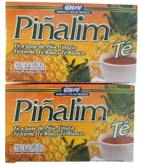2 Pack Te Pinalim GN+Vida Tea Piñalim Pineapple Diet 60 Days - Walmart.com