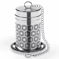 thumbnail image 1 of 2 Pack Tea Strainers for Loose Tea, Extra Fine Mesh Tea Infuser, 304 Stainless Steel & Updated Slim Threaded Lid, Loose Leaf Tea Steeper for Black Tea, Rooibos, etc, 1 of 13