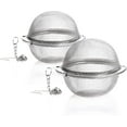 2 Pack Tea Strainers Stainless Steel Mesh Tea Ball Infuser (2 Pack