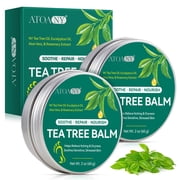 2 Pack Tea Tree Oil Balm for Hand, Feet & Body Dry Skin Soothe, Repair & Nourish, Natural Formula for All Ages, 2 oz