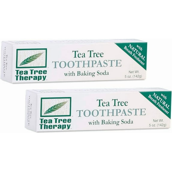 Tea Tree Therapy Toothpaste JMS2 with Baking Soda 5 Oz (Pack of 2)