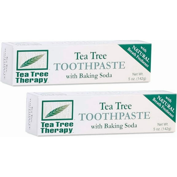 Tea Tree Therapy Toothpaste JMS2 with Baking Soda 5 Oz (Pack of 2)