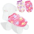 thumbnail image 1 of 2 Pack Teacup Dog Clothes Warm Soft Fleece Extra Small Dog Sweaters for Puppy Chihuahua Yorkies Girl Fall Winter Cute Sweater Pet Clothes for Kitten, Rabbits, Guinea Pig,1.6-3lbs XXS, 1 of 7