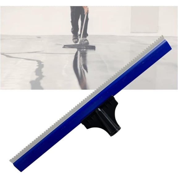 2 Pack Teeth Notched Squeegee, Epoxy Floor Squeegee with 0.16 Inch Teeth for Self Leveling Cement Urethane Epoxy, Lightweight Epoxy & Urethane Flooring Tool