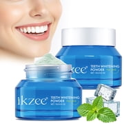 2 Pack Teeth Whitening Powder, Removes Stains & Long-Lasting Freshness