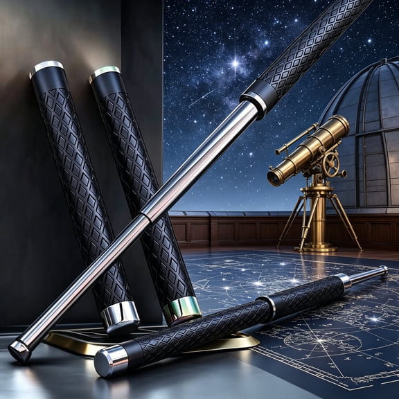 2-Pack Telescopic Observatory & Astronomy Utility Sticks, Extendable Stargazing & Telescope Access Poles for Observatories & Home Astronomy