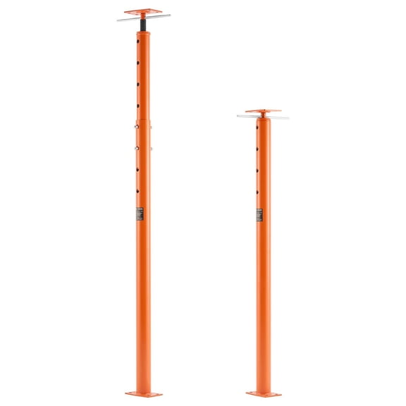 2-Pack Telescoping House Jack Posts, 53-93 Inch, 18000 lbs Capacity for Temporary Support