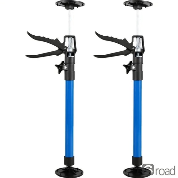 2-Pack Telescoping Support Rods, Adjustable Cabinet Jack Pole With Non-Slip Pads, 220LB Load Capacity Wall Support For Construction, Drywall, And Woodworking​,50-115cm,L