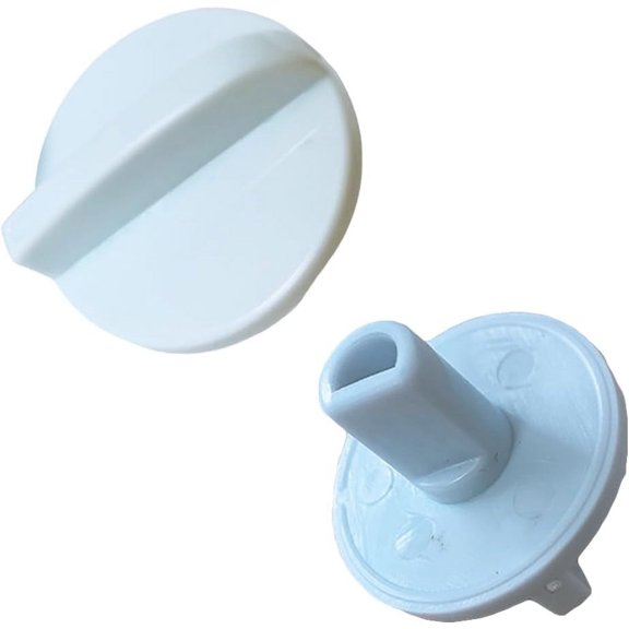 2 Pack Temp Control Knob Replacement Refrirator Temperature Controller Dial Switch Turning Button Grip Cap for LG Haier Hisense Chest Freezer Mini Frid Thermostat Adjustment