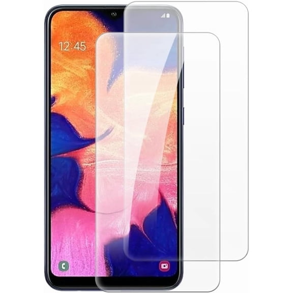 [2 Pack Tempered Glass Screen Protector Compatible with Samsung Galaxy A10 (6.2 Inch), HD Clear Anti-Scratch Bubble-Free Case Friendly