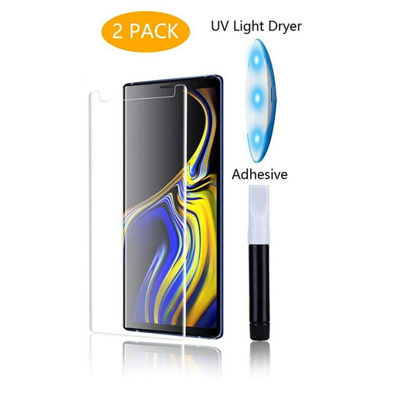 2 Pack Tempered Glass Screen Protector For Samsung Galaxy Note 8 , Touch Responsive, Include Liquid Installation Tools [Case Friendly][Full Screen Coverage][HD Clear]