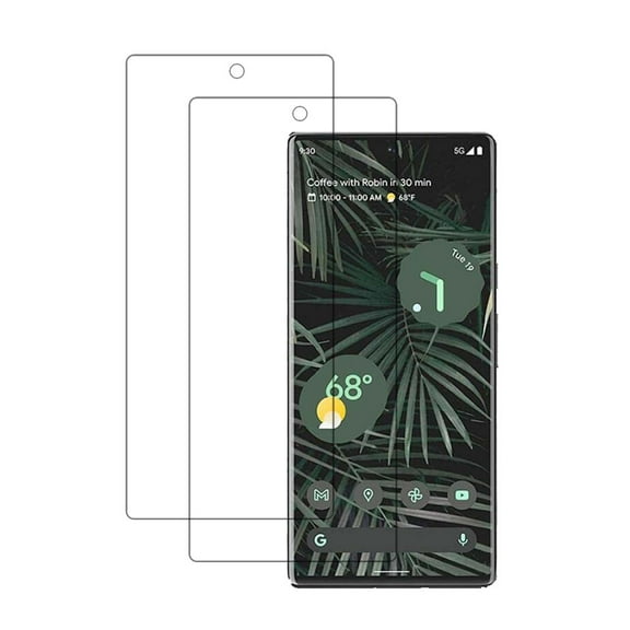 [2 Pack] Tempered Glass Screen Protector Frontier Protective Protector Clear Cover for Google Pixel 6