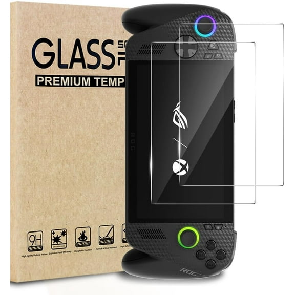 2 Pack Tempered Glass Screen Protector for ROG Xbox Ally X & Xbox Ally 2025 & ROG Ally X 7-Inch, Ultra HD, Anti-Scratch, Anti-Fingerprint, Bubble-Free
