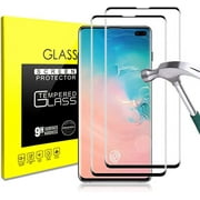 [2 Pack] Tempered Glass Screen Protector for Samsung Galaxy S10 Plus 5G, Tempered Glass, Ultrasonic Fingerprint Compatible, HD Clear, Case Friendly Screen Protector for Samsung Galaxy S10 Plus