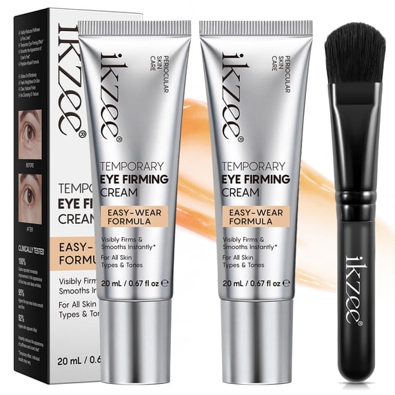 2 Pack Temporary Eye Tightener Eye Cream, , Reduces Under-Eye Bags, Dark Circles & Puffiness, 0.67 FL OZ